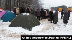 Лагерь противников строительства МСЗ под Казанью