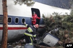 Апатқа ұшыраған Boeing 707 ұшағы. 14 қаңтар 2019 жыл.