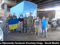 В зоне АТО с волонтерами