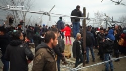 Migrants Try To Storm Greek-Macedonian Border