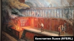 Николай Глущенко. "Выдача кокса" 1937 г.