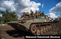 Украинские военнослужащие в Харьковской области, 24 сентября 2022 года