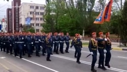 Генеральная репетиция военного парада в Керчи (видео)