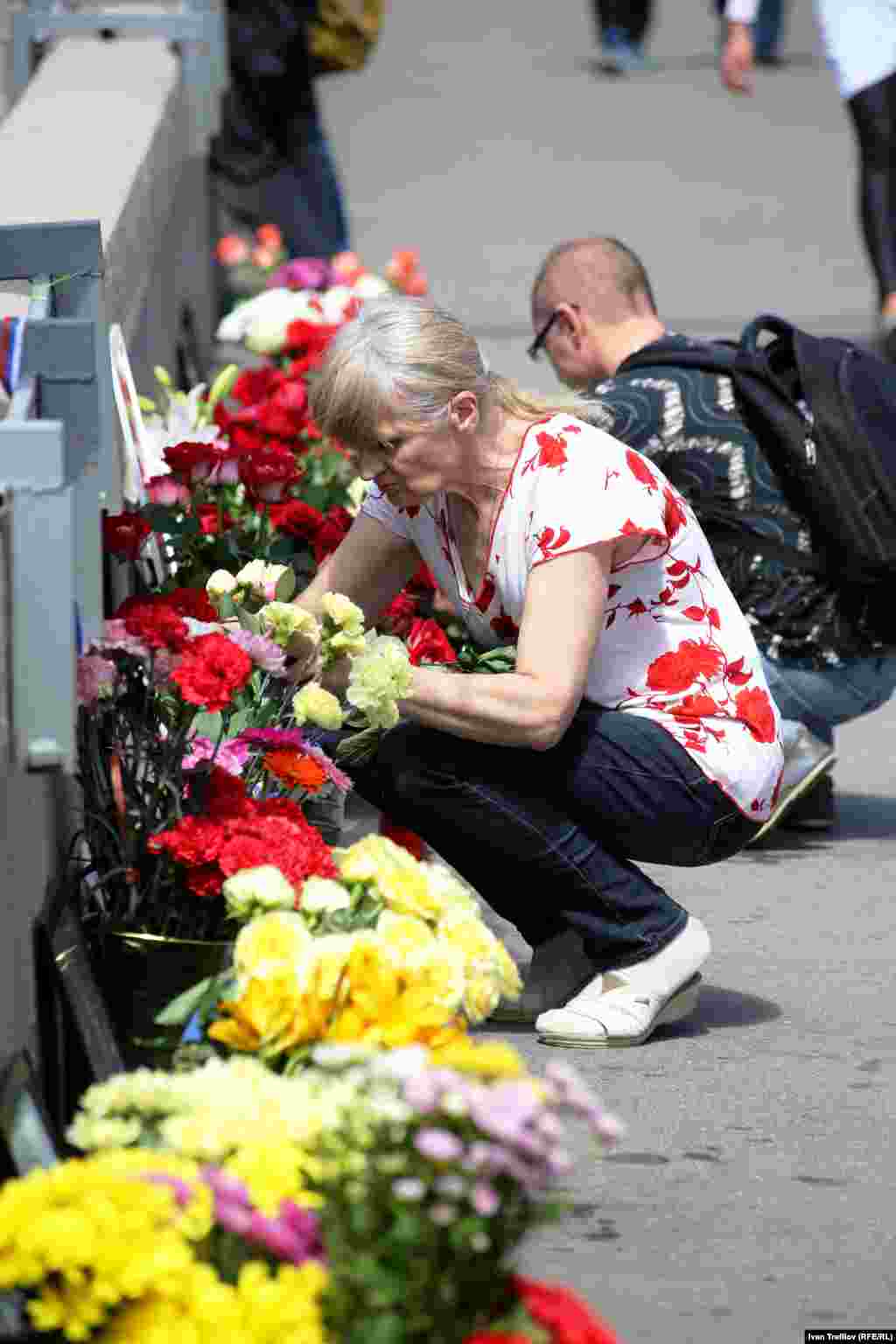 Сто дней после убийства Бориса Немцова. Большой Москворецкий мост, 7 июня 2015 года